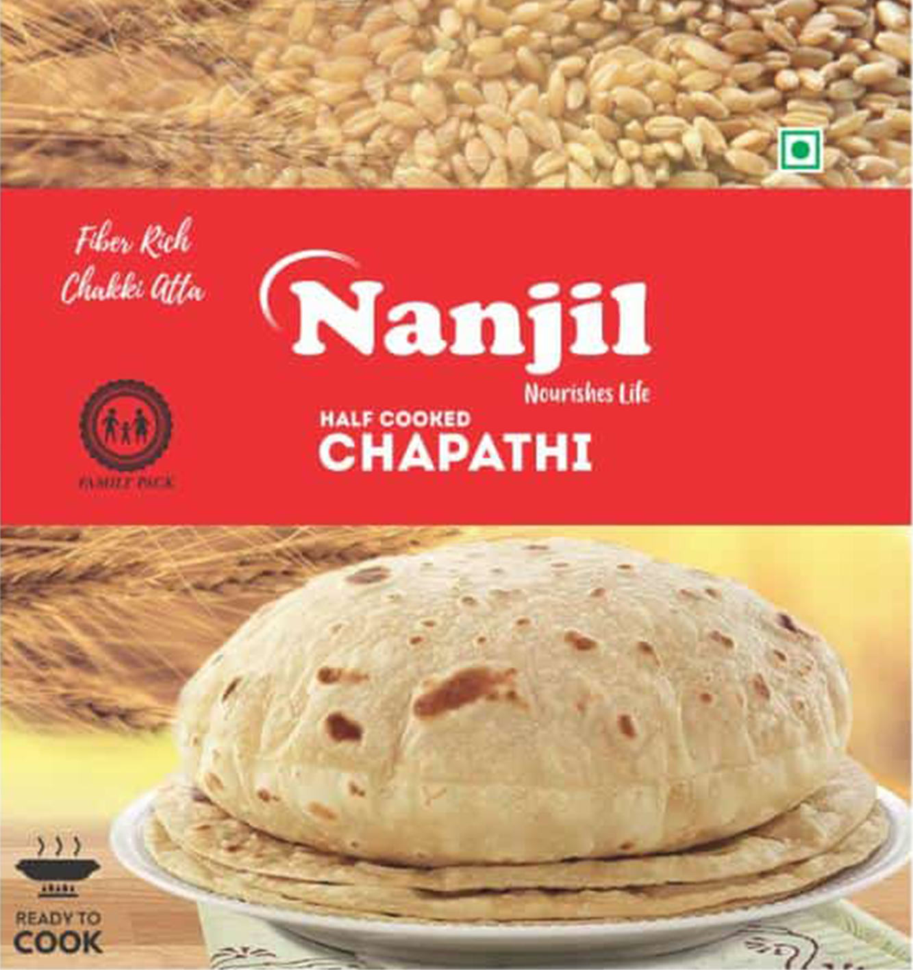 Half Cooked Chapathi